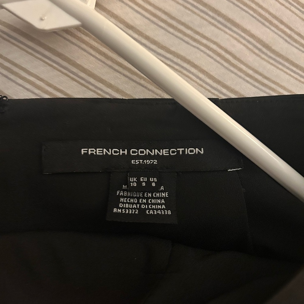 French Connection Black Mini Skirt